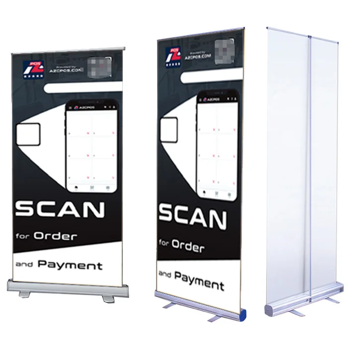 Affordable Roll Up Banner Stand Advertising Display Retractable Advertising Equipment Roll Up Banner