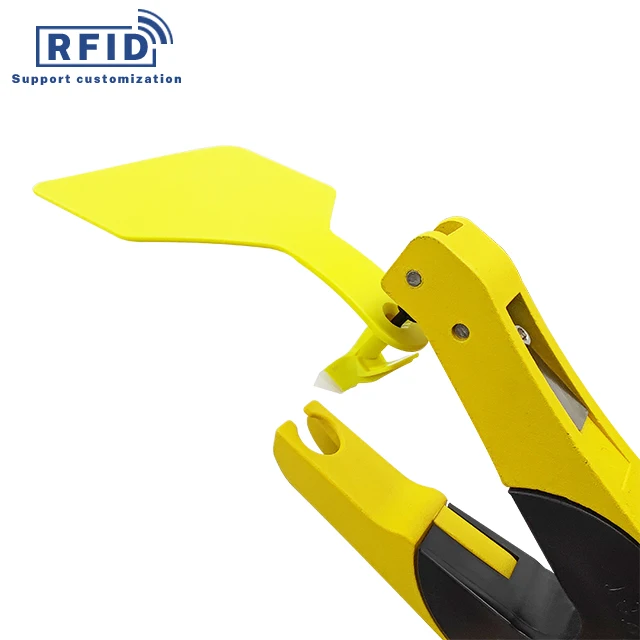 2023 фабрика новый дизайн одна штука UHF RFID Ушная бирка для крупного рогатого скота с большим