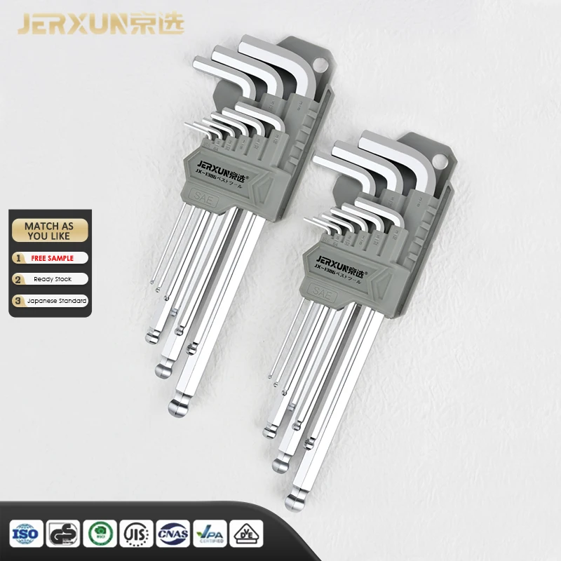 Hot selling Hardware Tools High hardness Multiple specifications Hexagon wrench allen key set