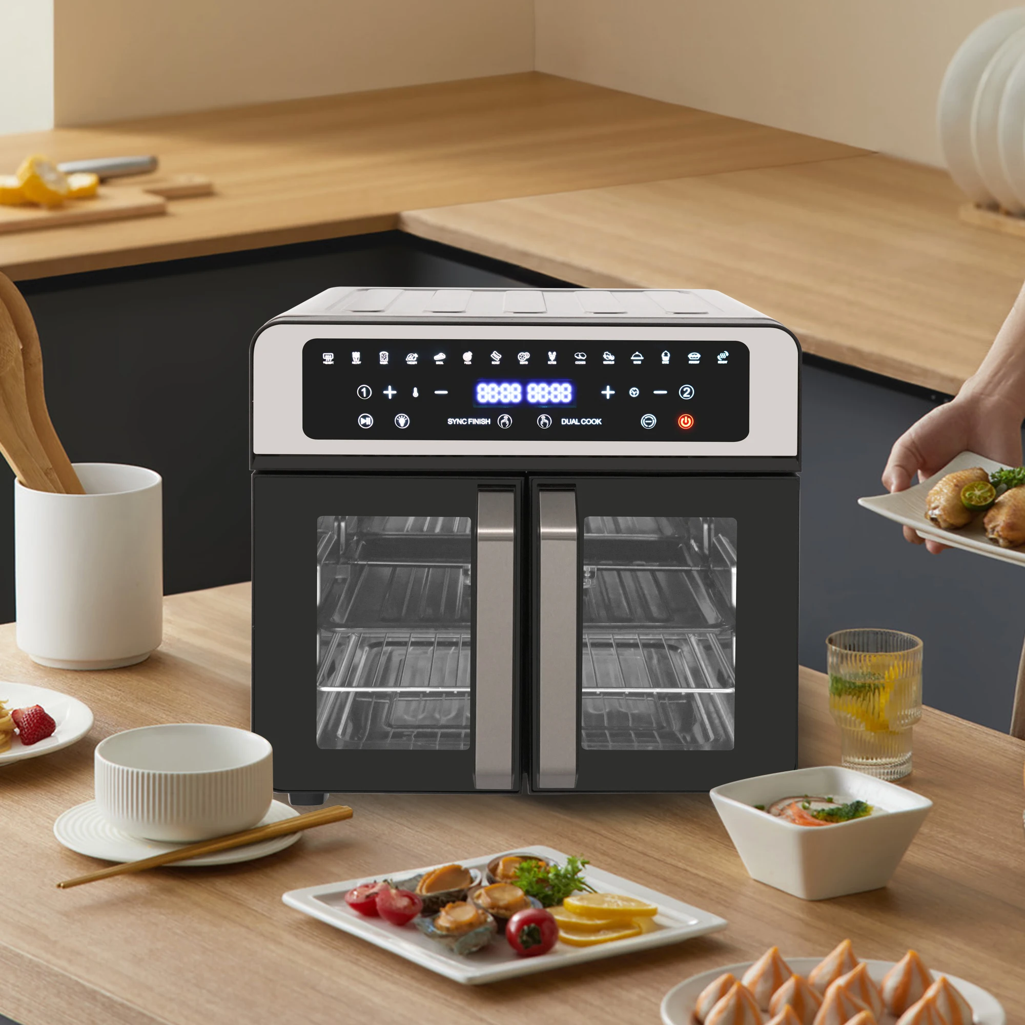 New Hot Sale 24l Air Fryer Oven Without Oil Large Capacity Air Frier Electric Deep Fryer Digital Control Air Fryers