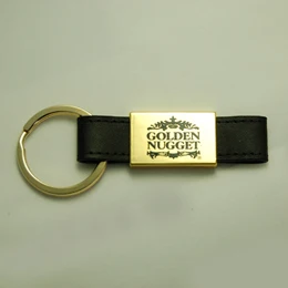 hot selling factory wholesales Custom Leather Car Keychain Custom Logo Black Leather Metal Keychain For Car Keys with low MOQ