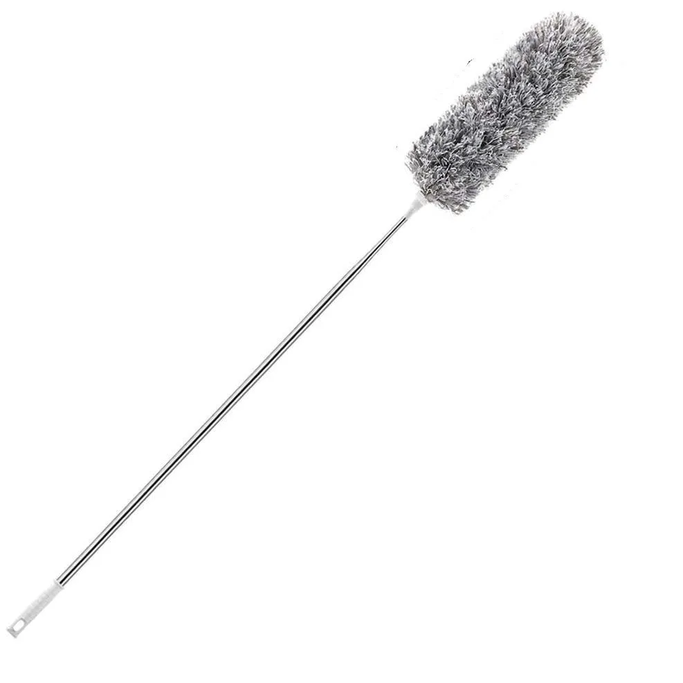 Multifunctional Retractable Long Handle Chicken Feather Duster Microfiber  Cleaning Brush Duster Set