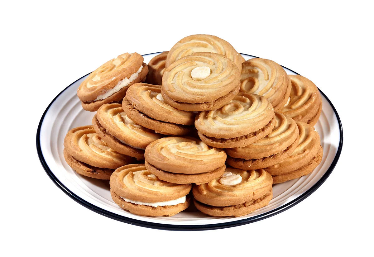 
80G/Pack Net Weight Cream Sandwich Biscuits In Cheese Flavor Manufacturers 