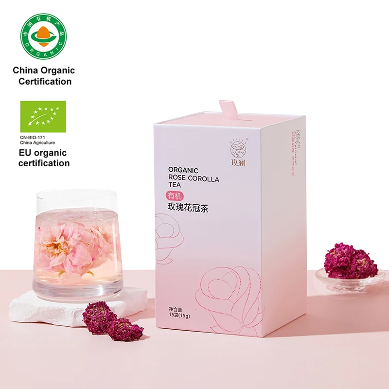 Meilan, Китай/Европа, органический чай с двойной сертифицированной розовой короной, большой цветок, изысканный выбор, двойной лепесток, красная роза, чай для здоровья