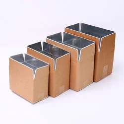 Circular durable food transportation fresh frozen meat carton cold chain insulation foldable anti-corrosion carton