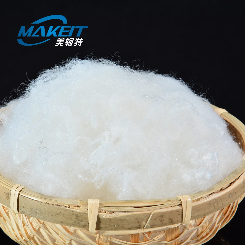 
7D Hollow Conjugated Polyester Staple Fiber Good For Filling Pillow 