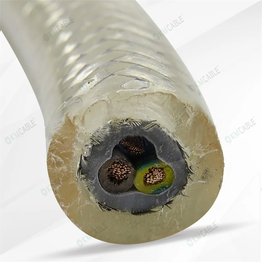 2-50 Cores 0.5-35mm2 Bare Copper Conductor Black Pvc Insulation Yellow and Green Grounding Wire SY Steel Wire Shielding Cable