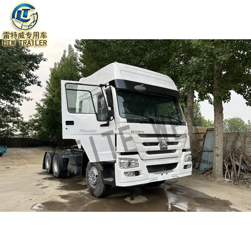 Sinotruk Howo 420 л.с. 371hp 6x4 6x6 euro2 головка прицепа дизельного двигателя б/у тягачи для продажи