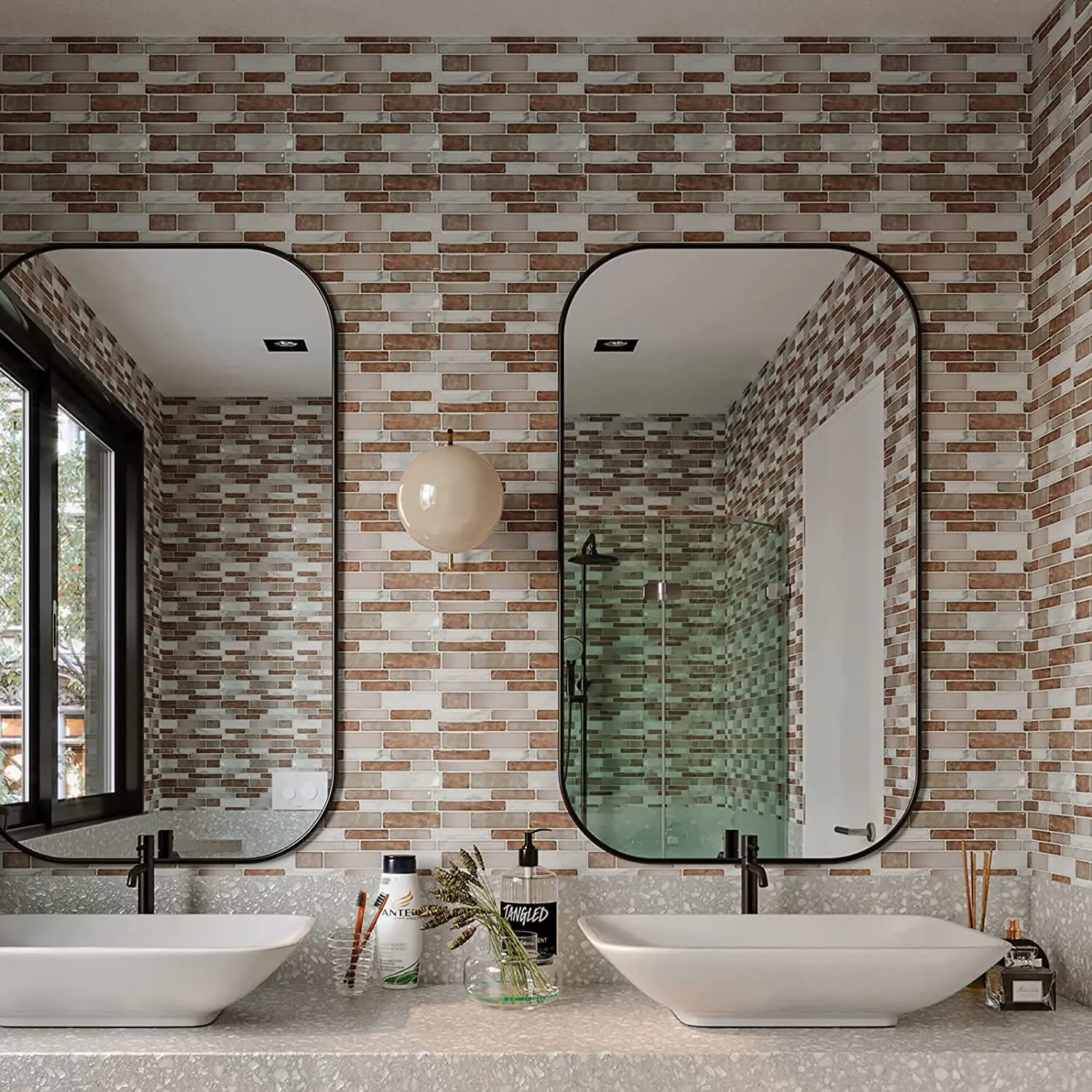 decoration self adhesive wall tiles stone for living room wall paper 3d mural wallpaper