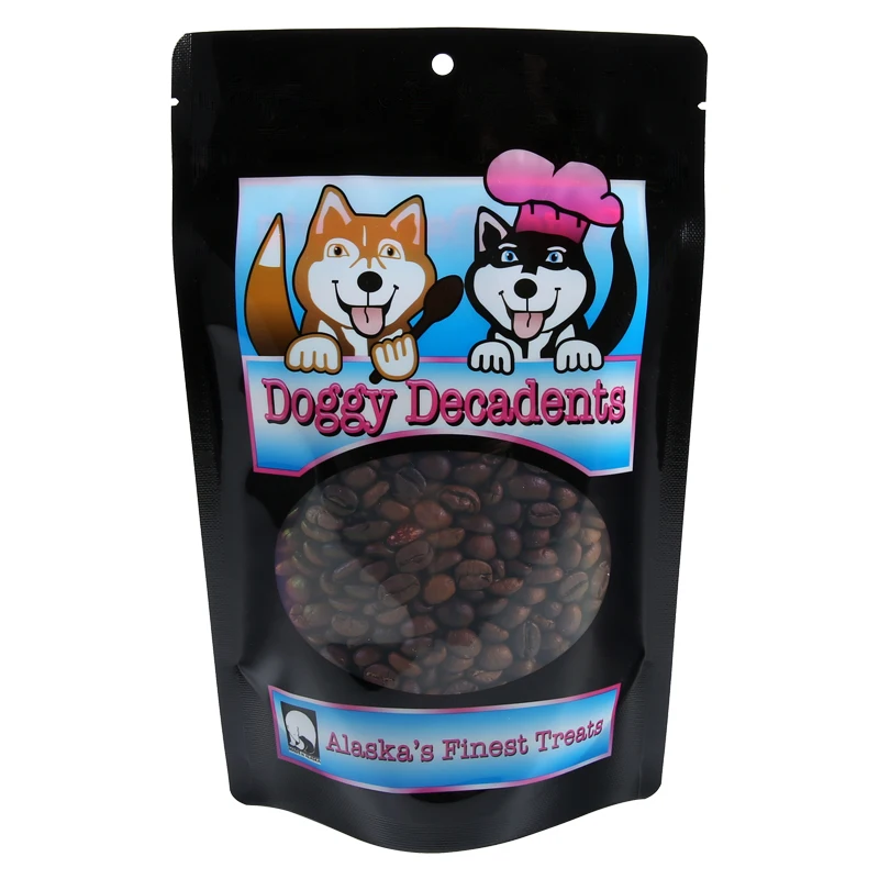 Mylar plastic laminated custom digital printing pouch bags biodegradable pouch with window doy pack for snack packaging bag