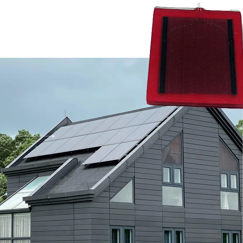 Low Iron CdTe Power Glass Bipv Transparent 30%  40% 50% 60% For Building Roof