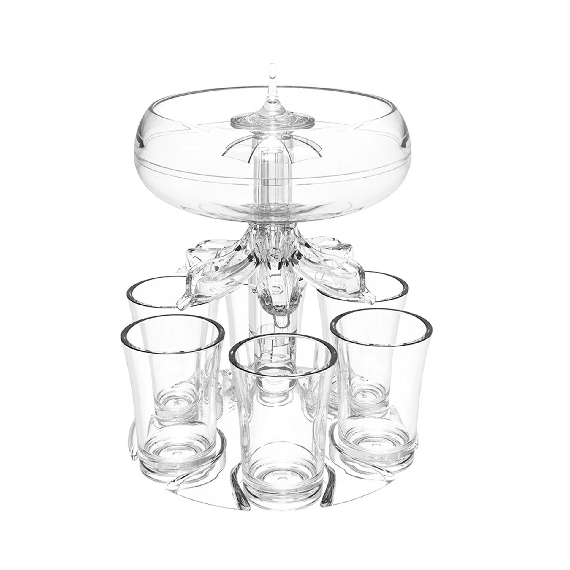 Factory Custom Shabbos Yom Tov table Waterdale Collection Acrylic wine dispenser automatic Shabbat Lucite Kiddush Fountain