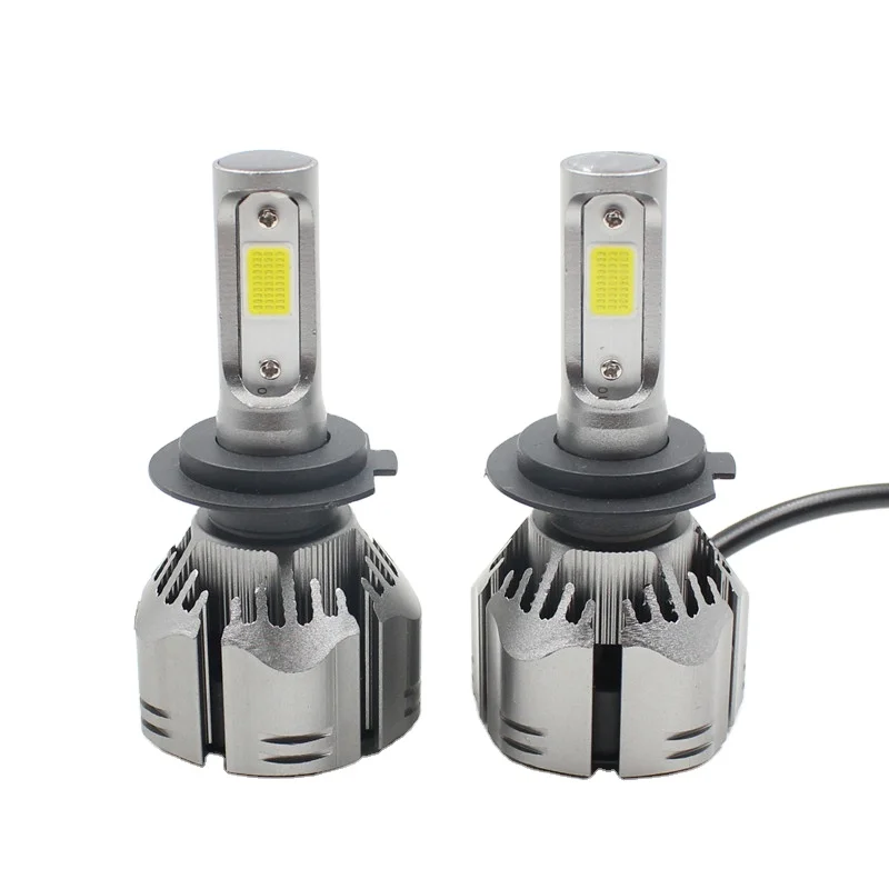 R11 wholesale led headlights H7 50W 12000LM COB led car headlights H11 9005 9006 H1 H3 880 881 5202 car led lights H4 headlights