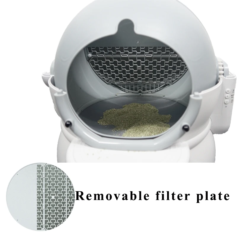 AliGan automatic cat litter box by price robot furniture hidden pet self cleaning grooming product smart cat toilet with lid