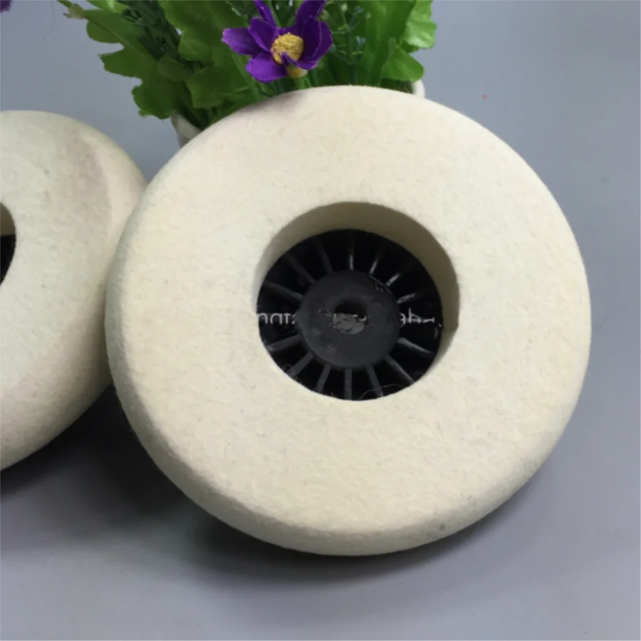 Cotton Fiber Non Woven Wool Hard Felt Material Abrasive Grinding Buffing Polishing Wheel For Glass Pva Marble Stone