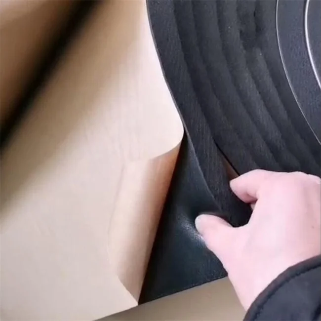 Spot Sales Aluminum Foil Sound Insulation Rubber-plastic Sponge Board Self-adhesive Sound Insulation Nitrile Rubber Foam Board