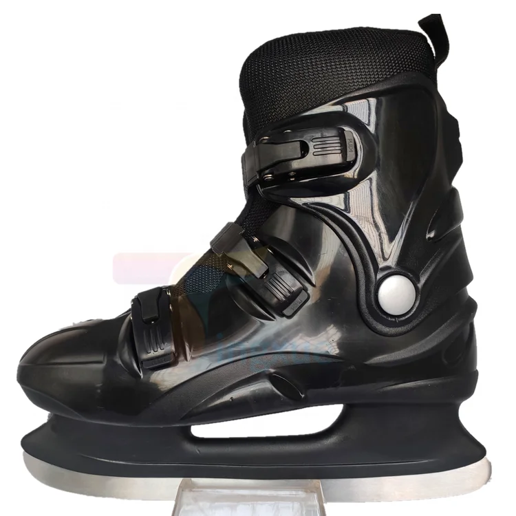 
Custom design impactive resistance plastic hard shell rental ice skate shoes,ice hockey skate for ice rink 