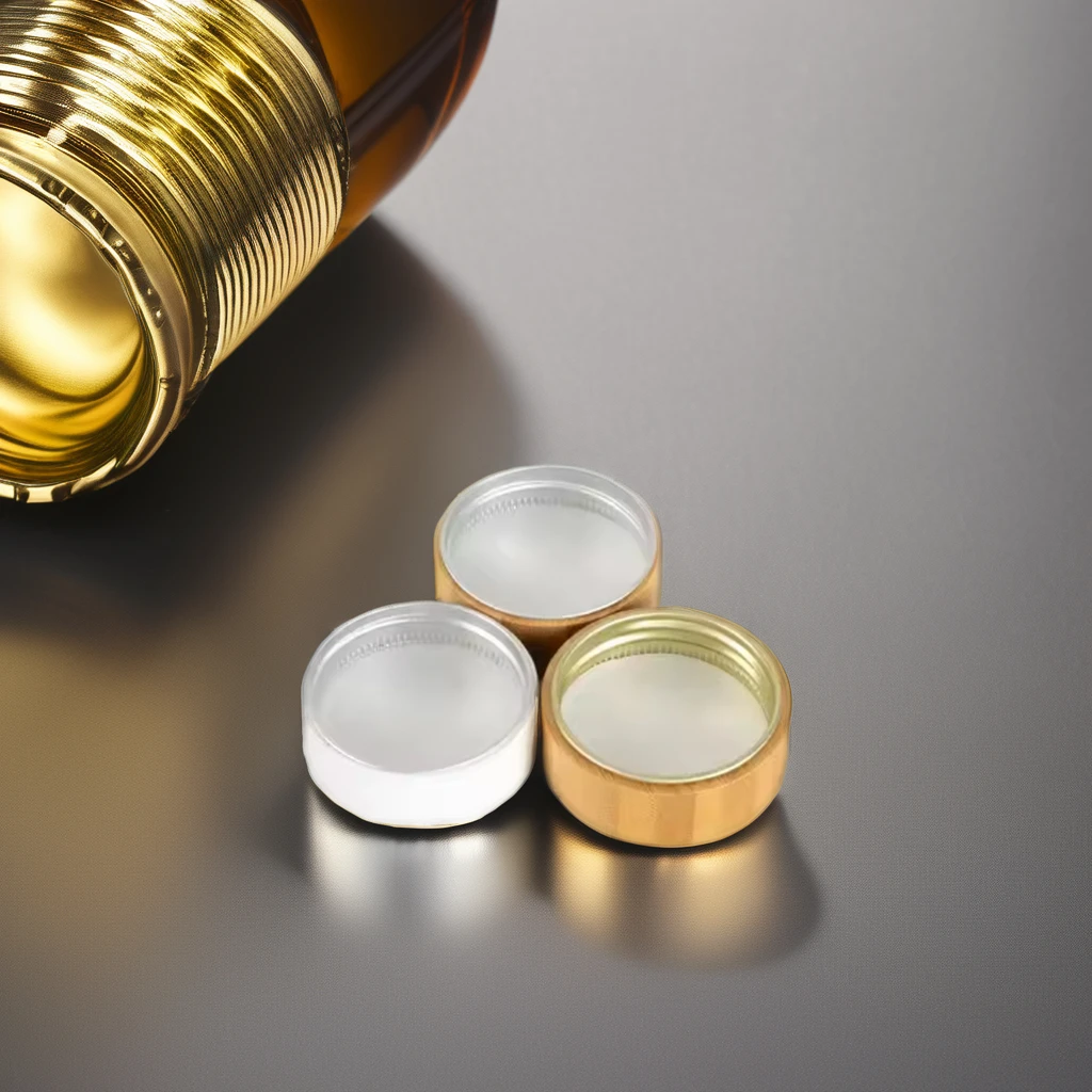 Custom 47mm 4oz 120ml 21-410   24-410  Glass Spice Jar Aluminum Bamboo Screw Lids Bamboo Screw Cap