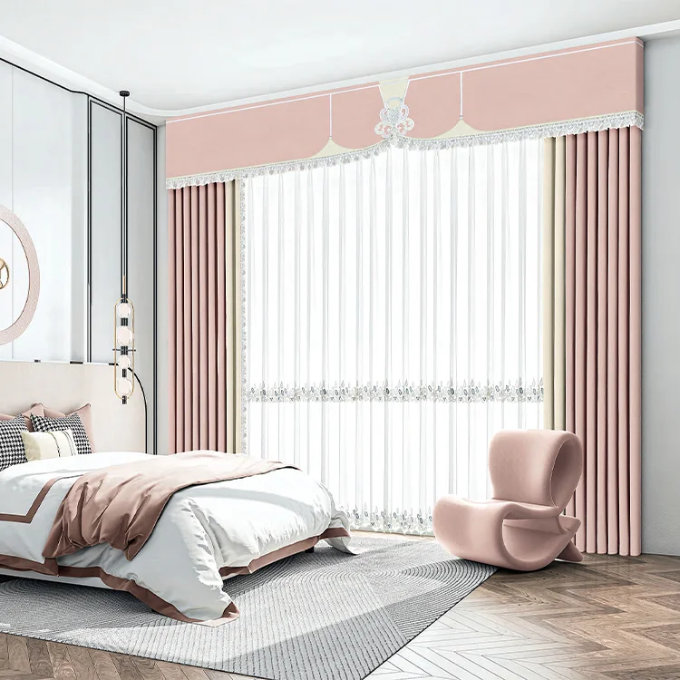 Whole sales blackout curtain shade for living room