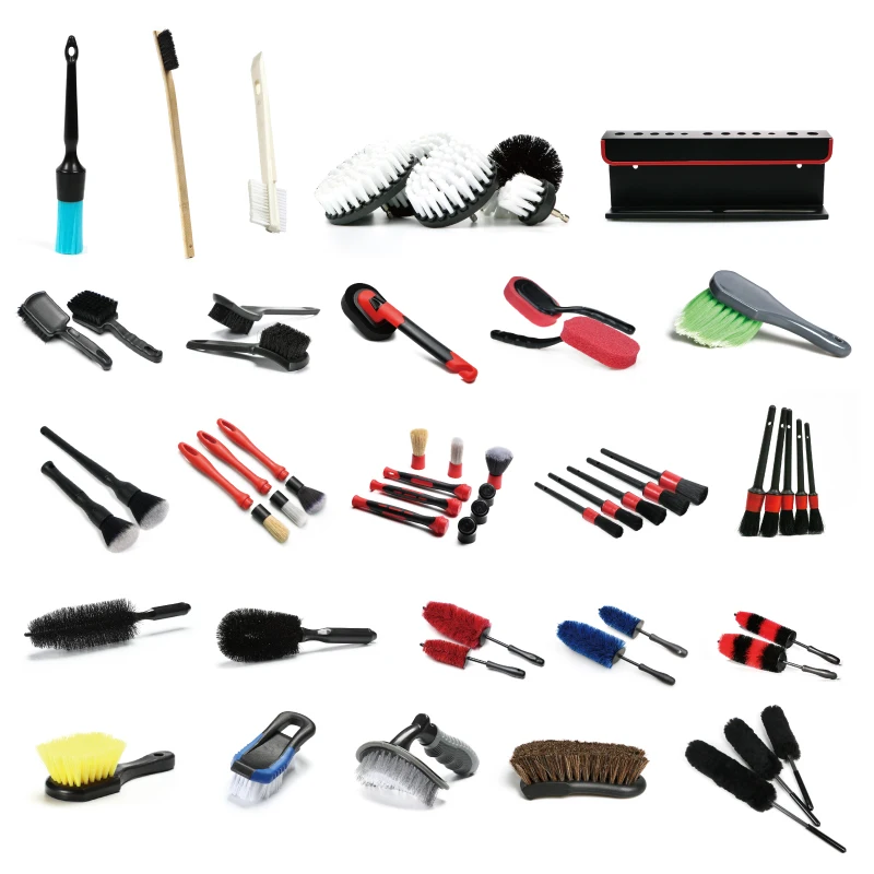 Curved Tire Wheel Cleaning Brush OEM Car Wash Brush For Effective Tire Cleaning Car Care Must-Have  T-631.