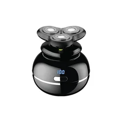 KEMEI KM-1109 Ipx4 Grade Waterproof Body Wash Lcd Digital Display 5-in-1 Shaver Set