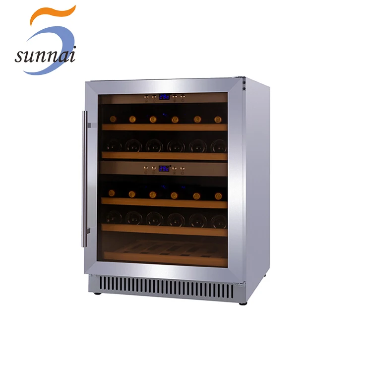 Sunnai Smart Compressor Refrigerated Wine Cooler Cellar Cabinet