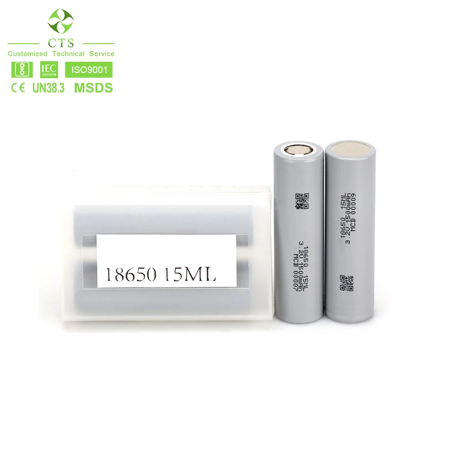 CTS 18650 Rechargeable Lithium ion Battery for E-bike 3.7V 2000mah 2200mah Cylinder Batteries