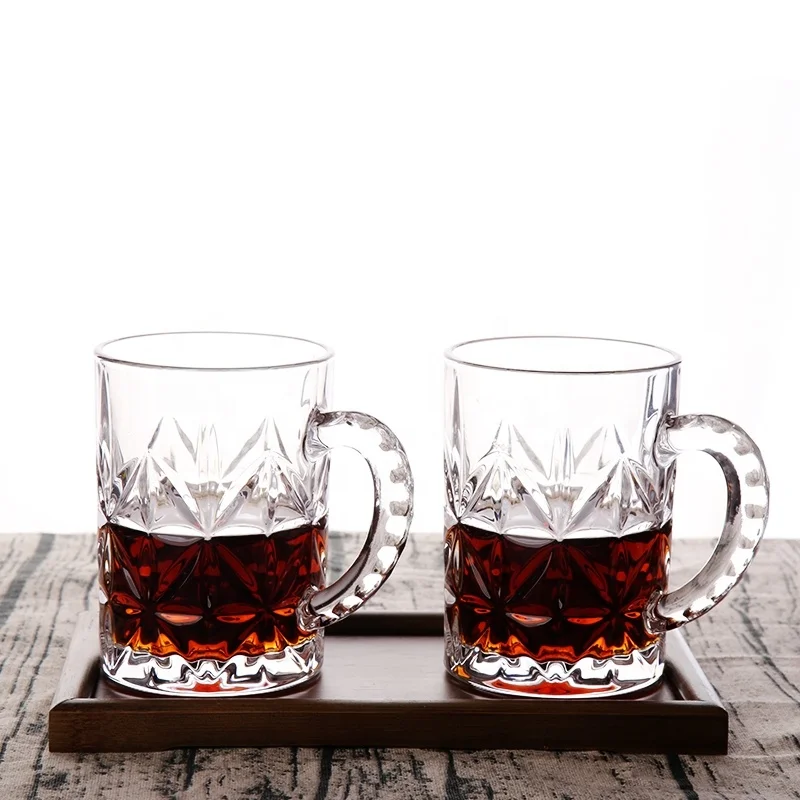 
 Многофункциональный один из самых популярных Пивных Бокалов в Европе маленькие пивные кружки прозрачные питьевые бокалы с ручкой  