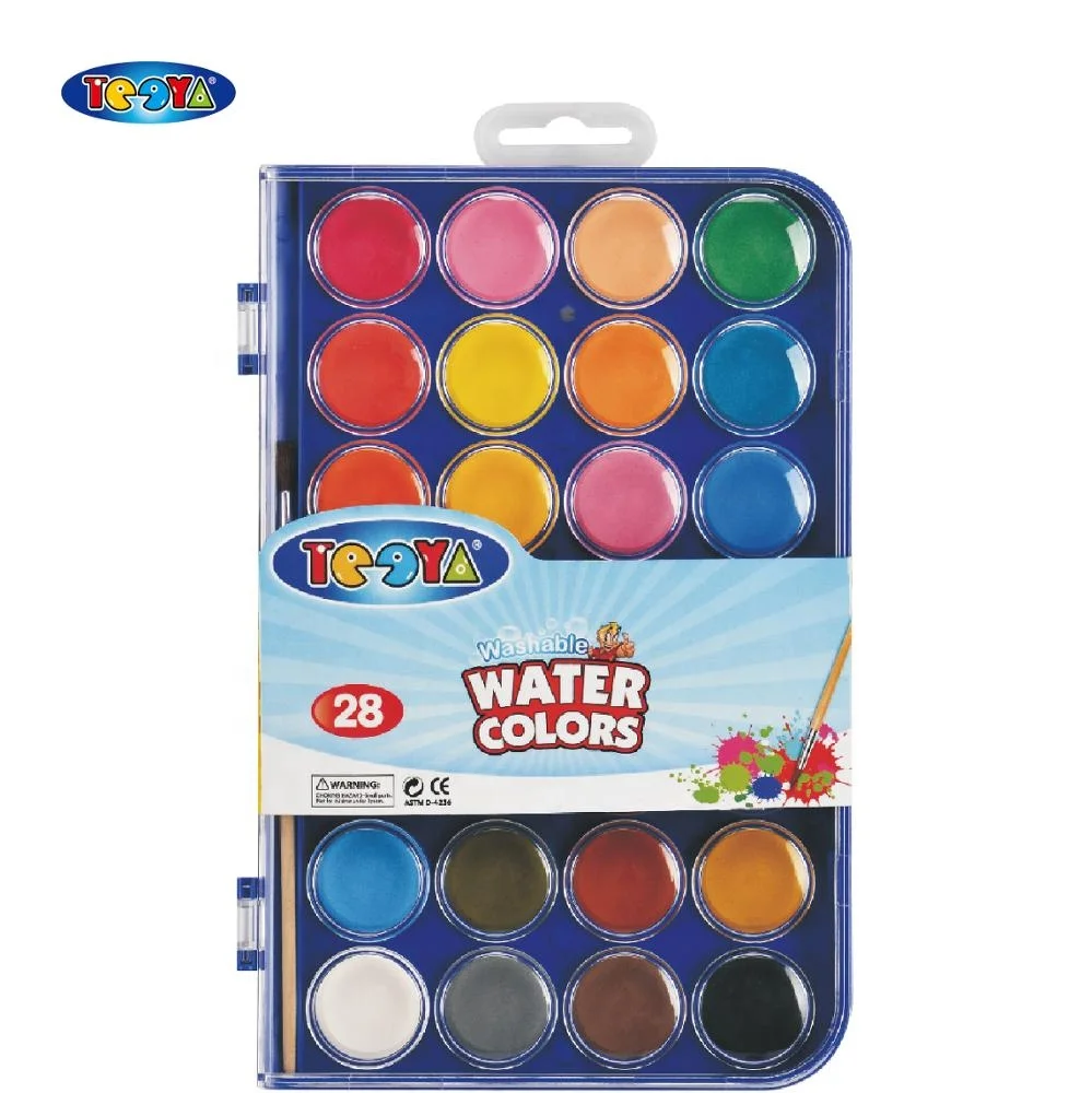NEW ARRIVAL WATER COLOR TABLET SET IN PLASTIC BOX