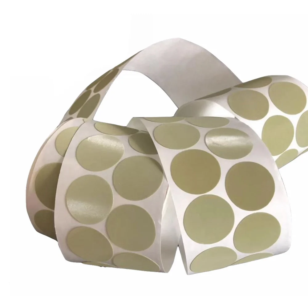 500pcs/Roll D32mm Structured Abrasive Film Disc Roll for Woodworking and Automotive Metal Polishing Finishing