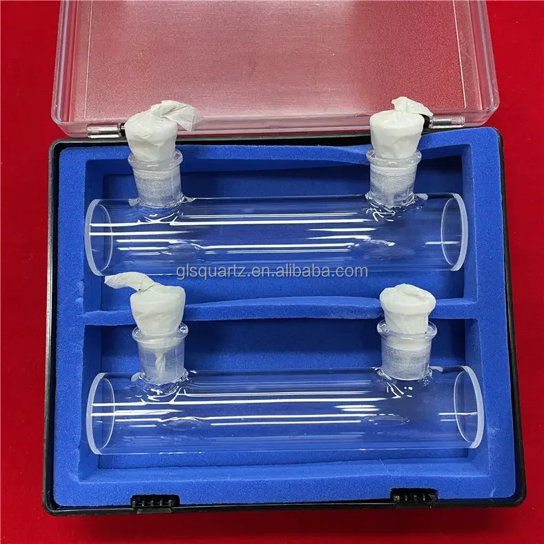 GLS Hot Sale Quartz Tube Quartz Glass Cuvette For labrotory Quartz Flow Cells
