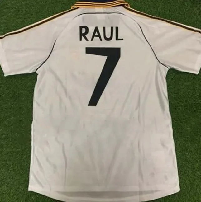 MaDriDs Retro soccer jerseys Figo Raul Hierro R.Carlos vintage classic ReAls football shirt maillot uniform Camiseta de Foot