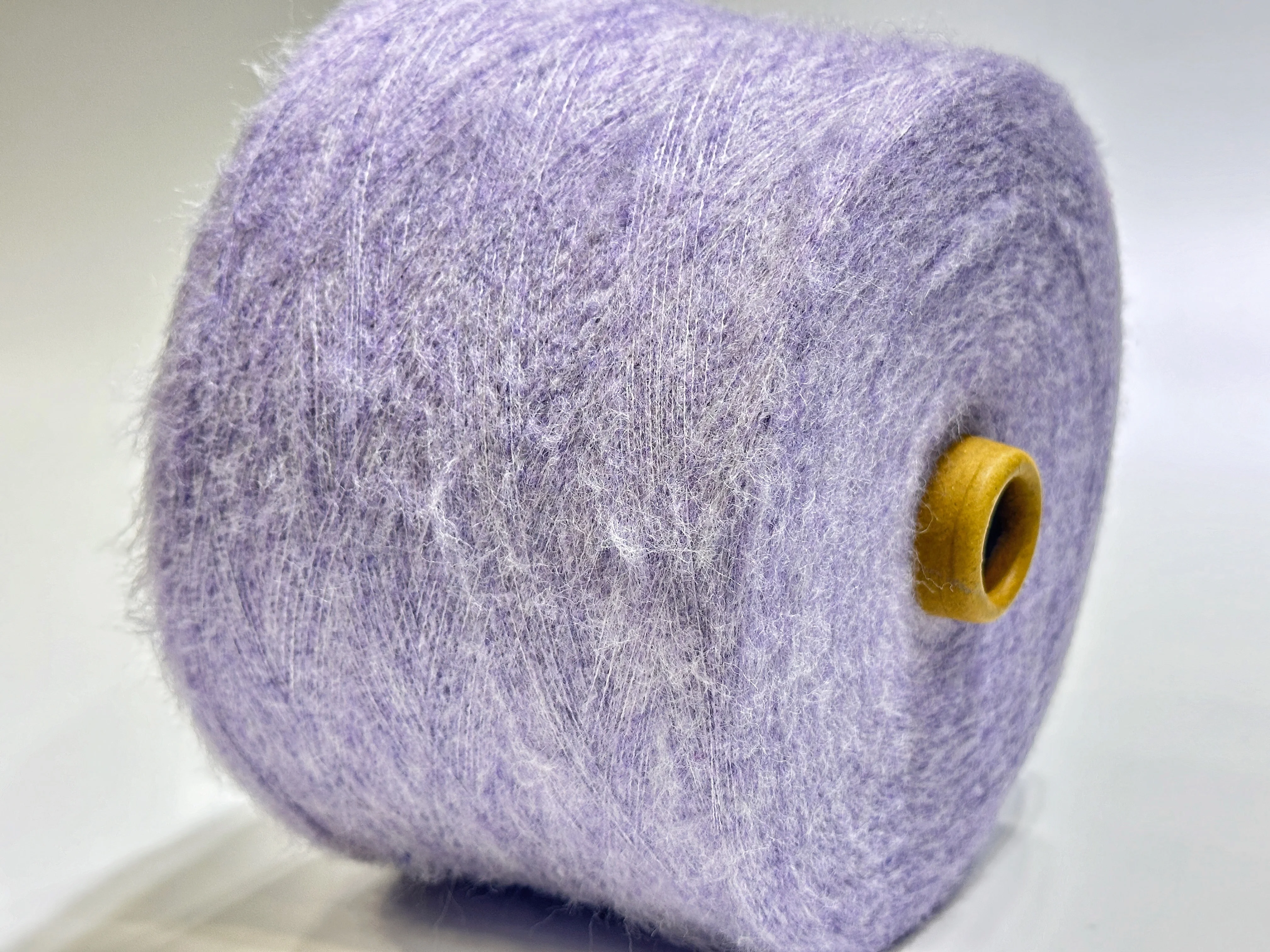 100% Mohair with Wool Alpaca Acrylic Nylon Spandex Premium Brush Blend Yarn