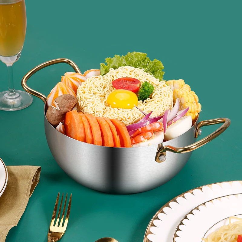 
Cooking Pot Profesional Instant Noodle Pot 2021 Unique Stainless Steel Soup & Stock Pots All-season Not Support Multi Purpose 