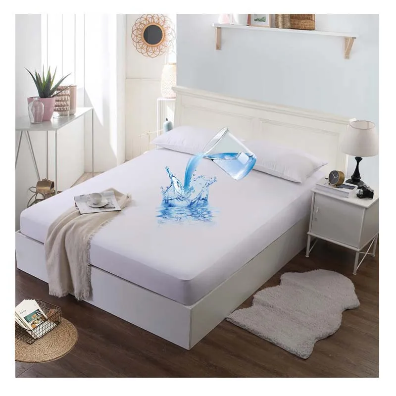 Домашнее покрывало для кровати Хлопковый чехол матраса водонепроницаемый De Colchon