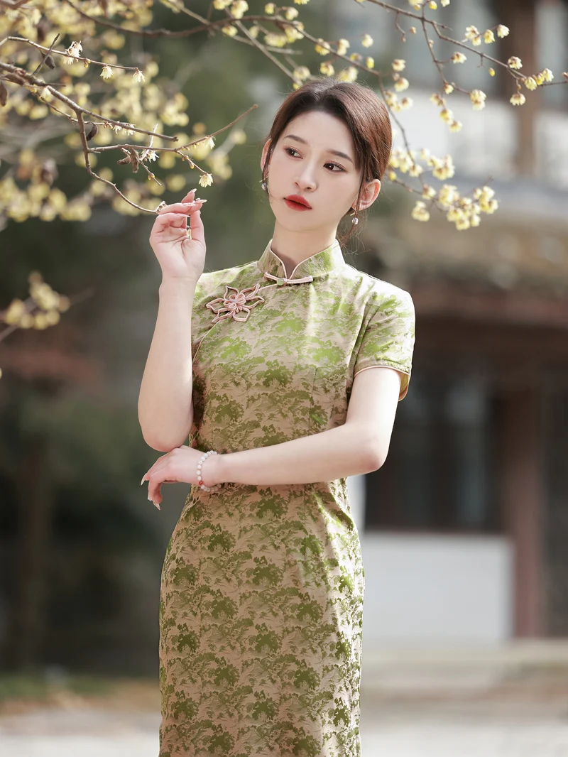 Original Desig Beautiful Qipao Chinese Traditional Clothing n Chinese Vintage Cheongsam Dresses