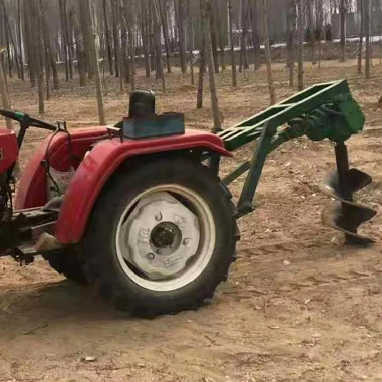 Agricultural tractor traction tree planting hole digging machine tree pit machine manufacturer