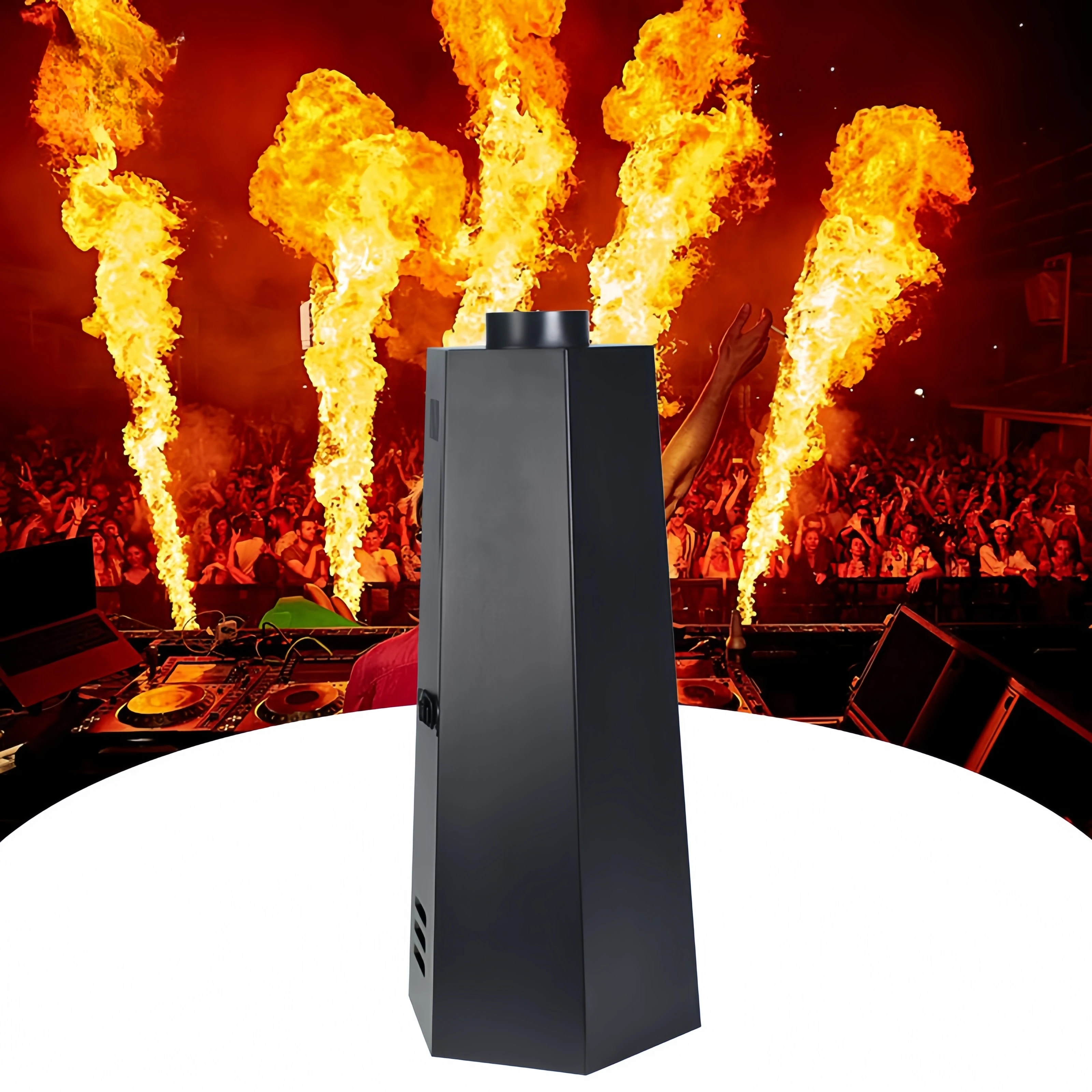 Hot Sale 200W Professional Audio Video & Lighting Equipment Fire Machine Sta Effect System Wedding Party Events Flame Machine