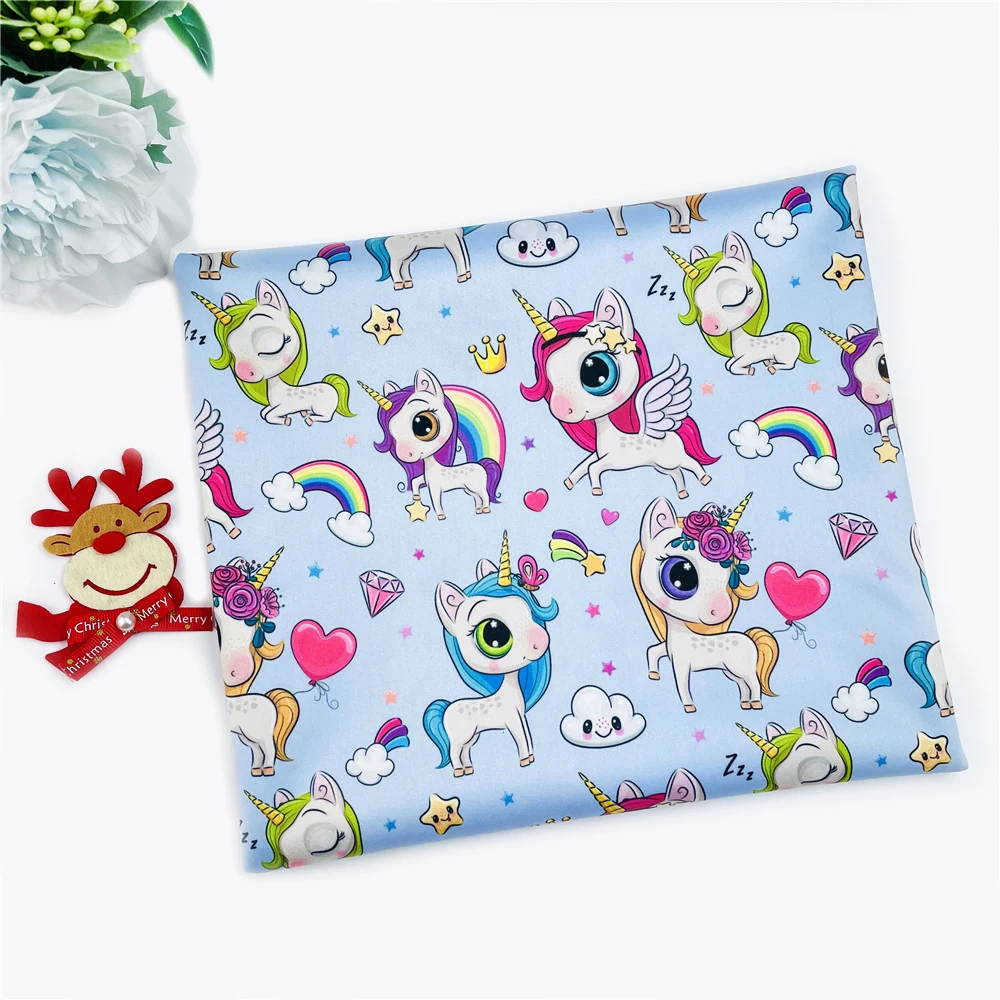Custom printing polyester pul waterproof fabric for baby nappy diaper