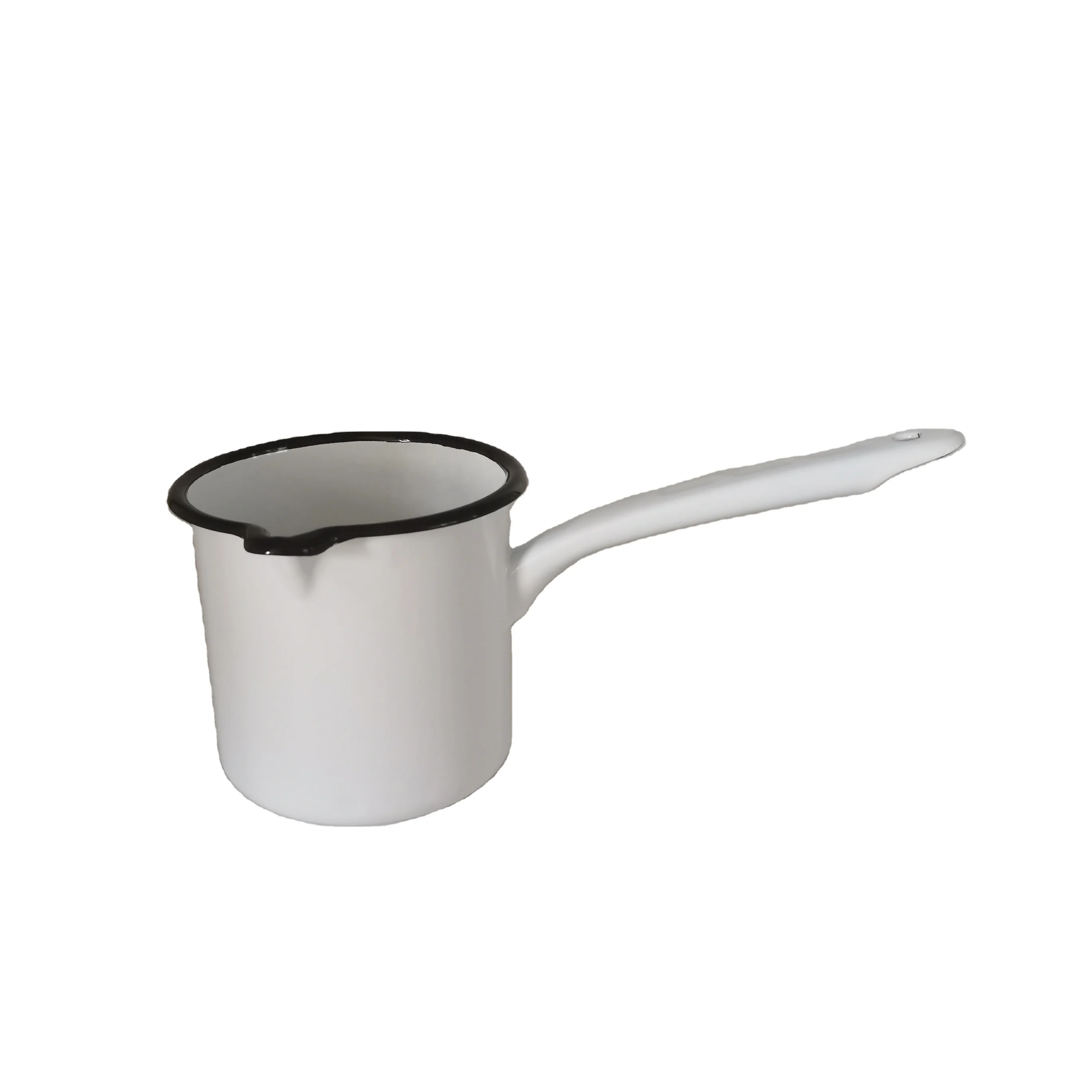 Whosale 1.2L Enamel SaucePan Milk Sauce Pan for Frying and Soup