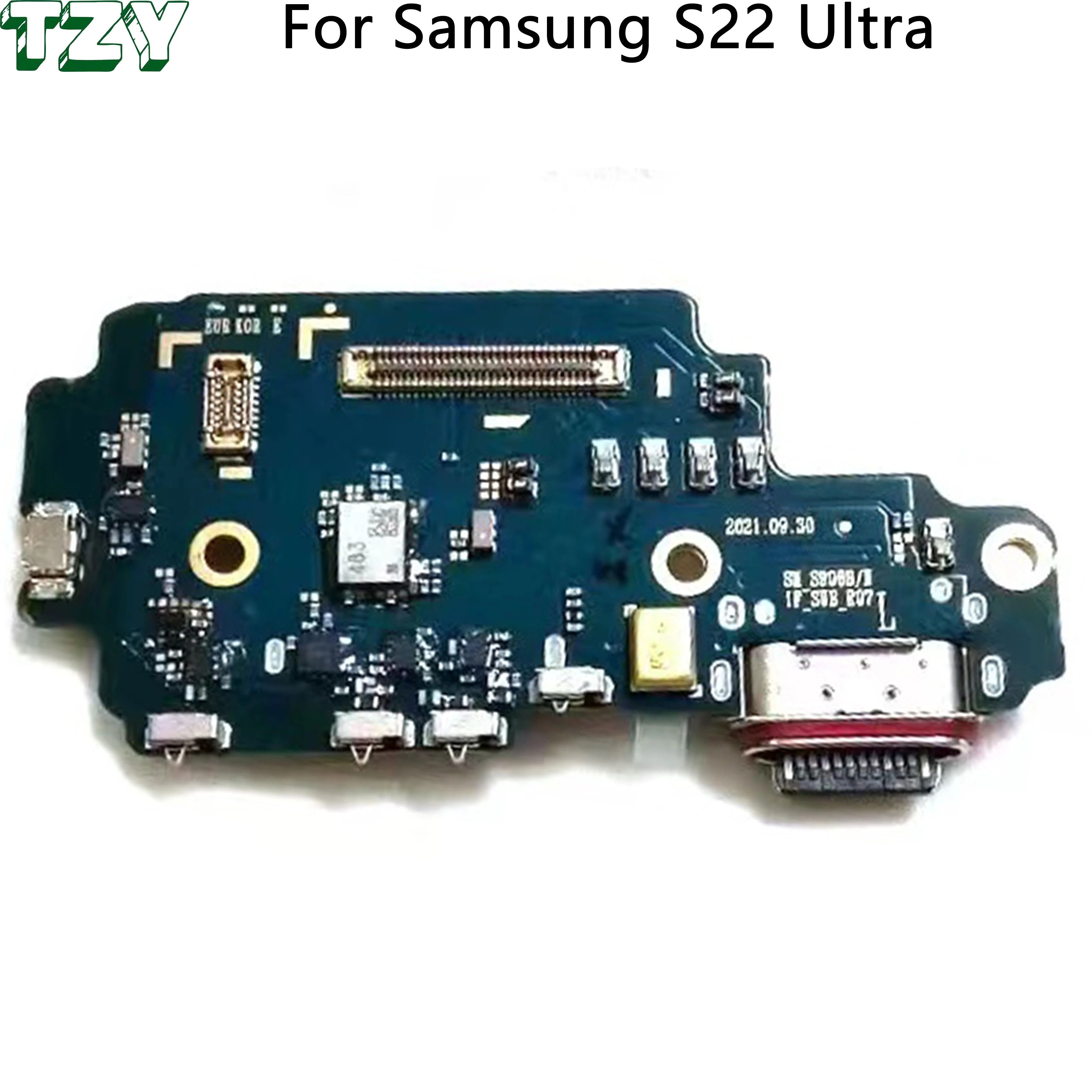Charging Port USB Dock Connector Flex Cable Replacement For Samsung Galaxy S22 Ultra