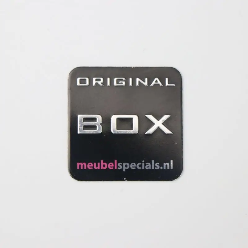 Dumb Bright Face Name Plates Custom Logo Design Stickers Stamping Metal Nameplate For Furniture Label