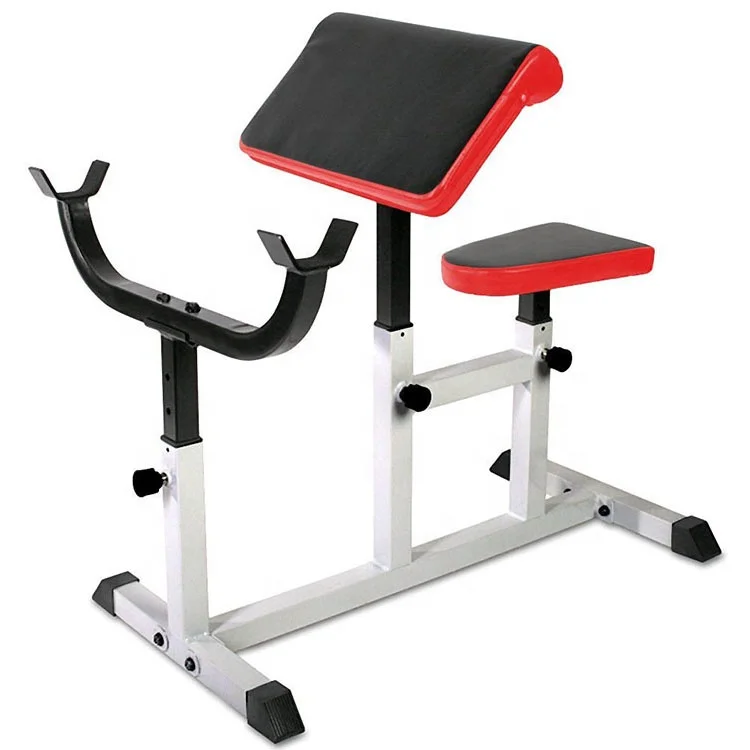 Durable Fitness Equipment: Weight Training Bench Preacher Curl Bench for Effective Workouts