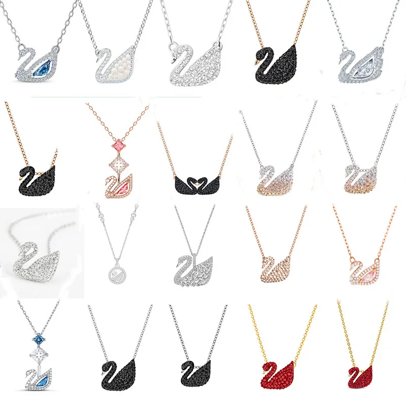 
Factory direct sale fashion simple swan necklace jewelry gift 