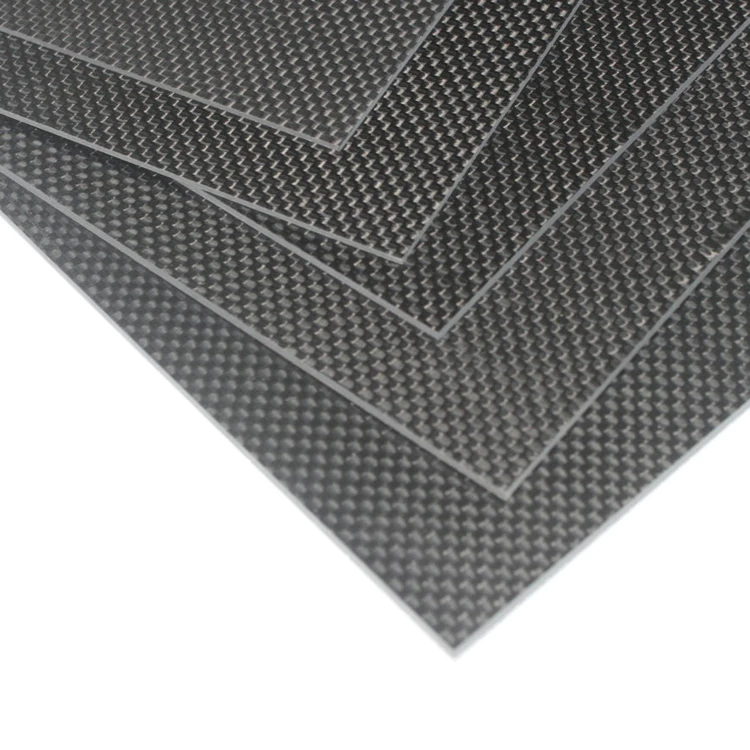 Hot Sales New Arrivals 3K Twill Carbon Fiber Sheet In Customized Size