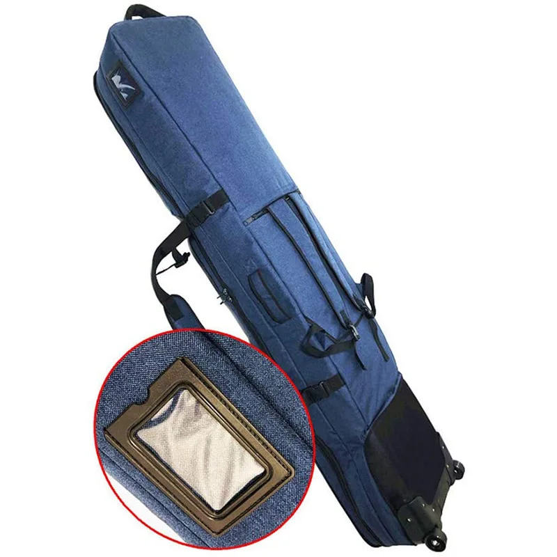 Custom Waterproof Oxford foldable Snowboard Backpack Skiing Snowboard Cover Bag with Wheels