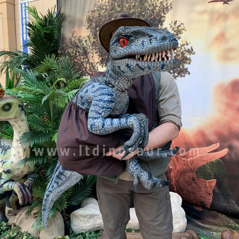 Life Size Animatronic Realistic Dinosaur Puppet For Children Party