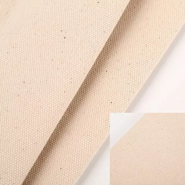 Wholesale 100% cotton grey fabric manufacturer canvas fabric for straps bags shoes cloth and apron