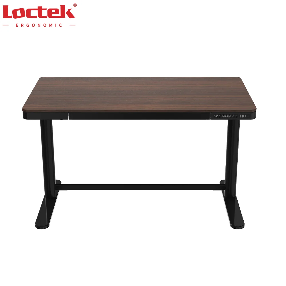 
Wooden Top Kids Children Study Sit Stand Height Adjustable Electric Table Desk Loctek ET117W 