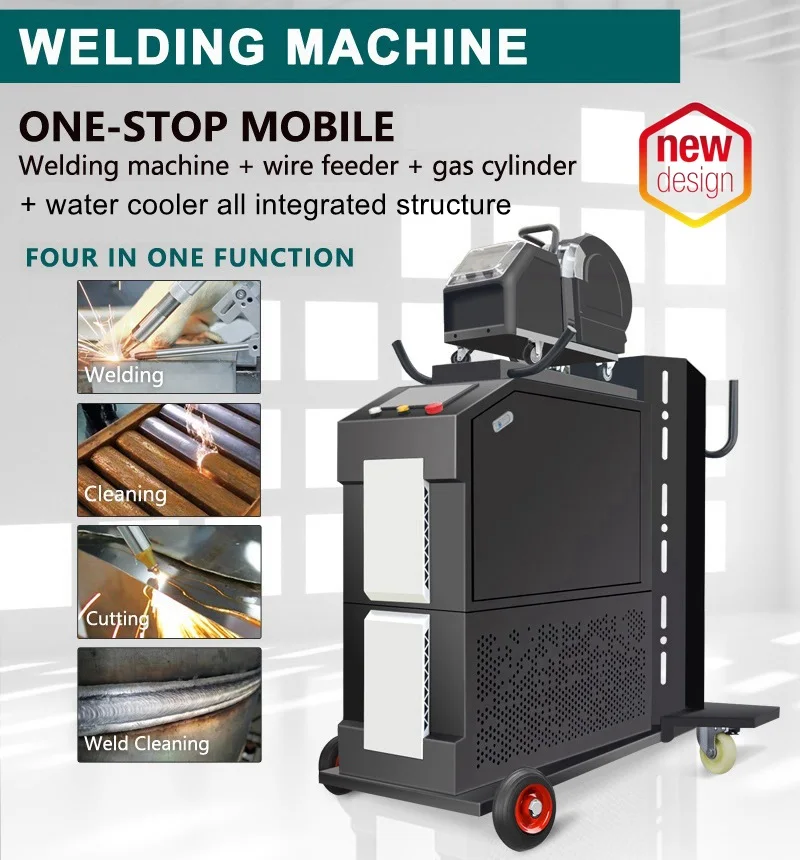 New Design 1000W 1500W 2000W Handheld Laser Welding Machine for Continuous Spot Welding Fish Scale Welding